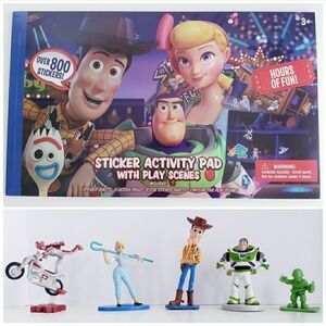 Toy Story Mini Figures 800 Sticker Activity Lot Buzz Lightyear Woody Duke Caboom